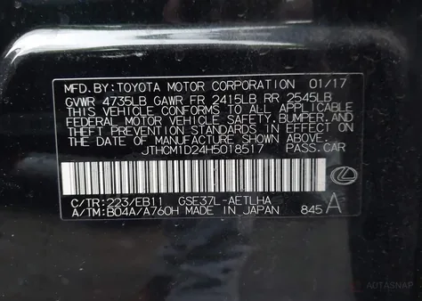 JTHCM1D24H5018517